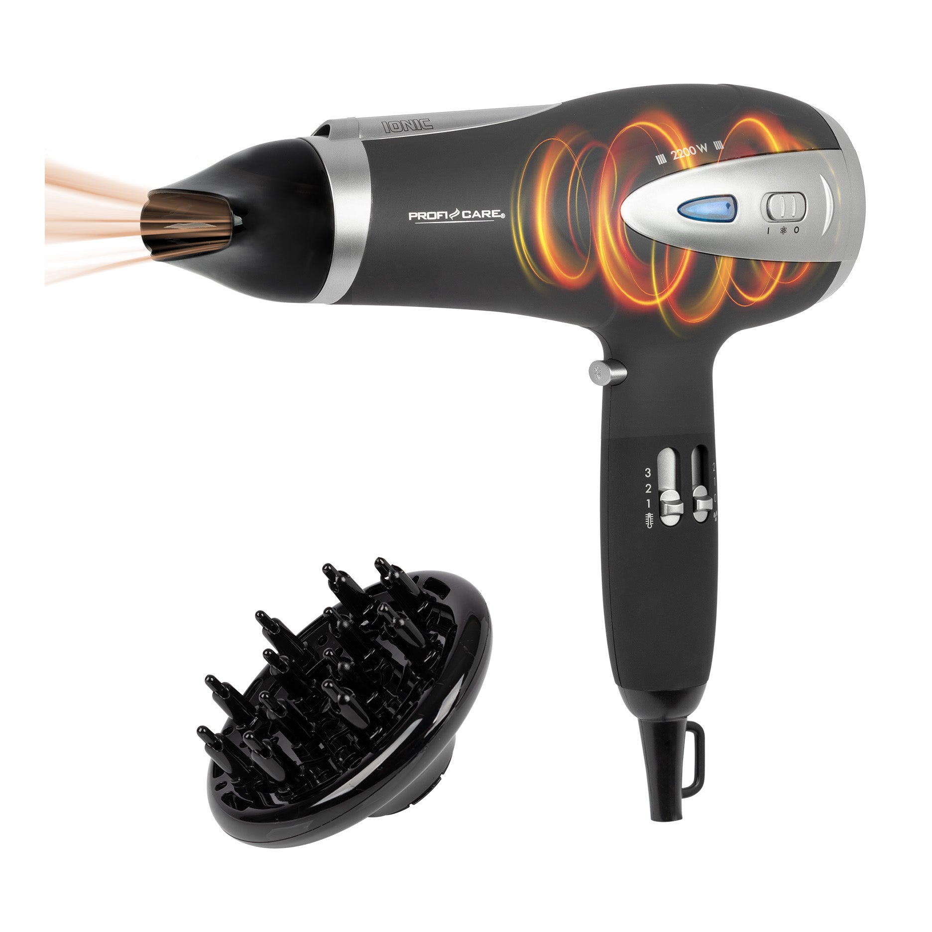 Hårtørrer 2200W sort